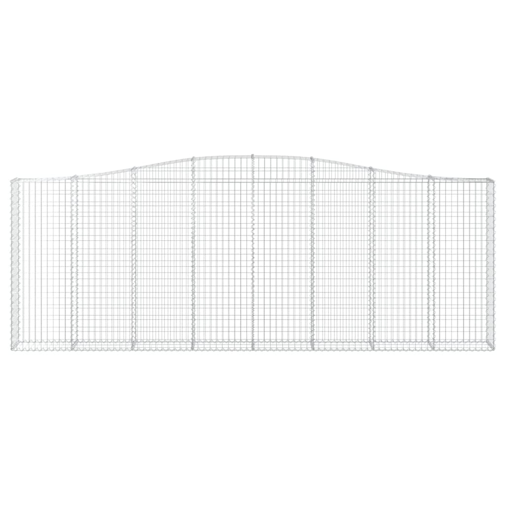 Schanskorf gewelfd 400x30x140/160 cm gegalvaniseerd ijzer is nu te koop bij PeponiXL, paradijselijk wonen!