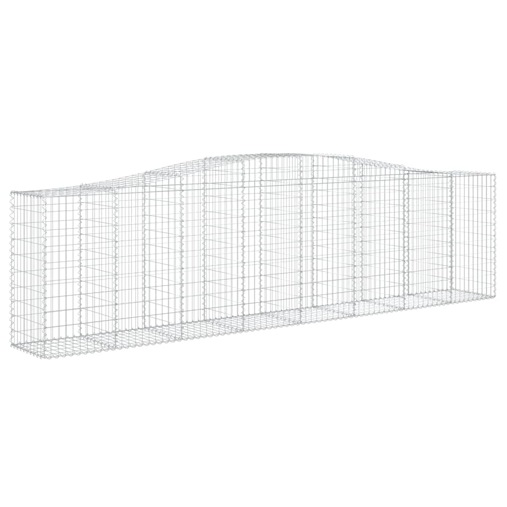 Schanskorf gewelfd 400x50x100/120 cm gegalvaniseerd ijzer is nu te koop bij PeponiXL, paradijselijk wonen!