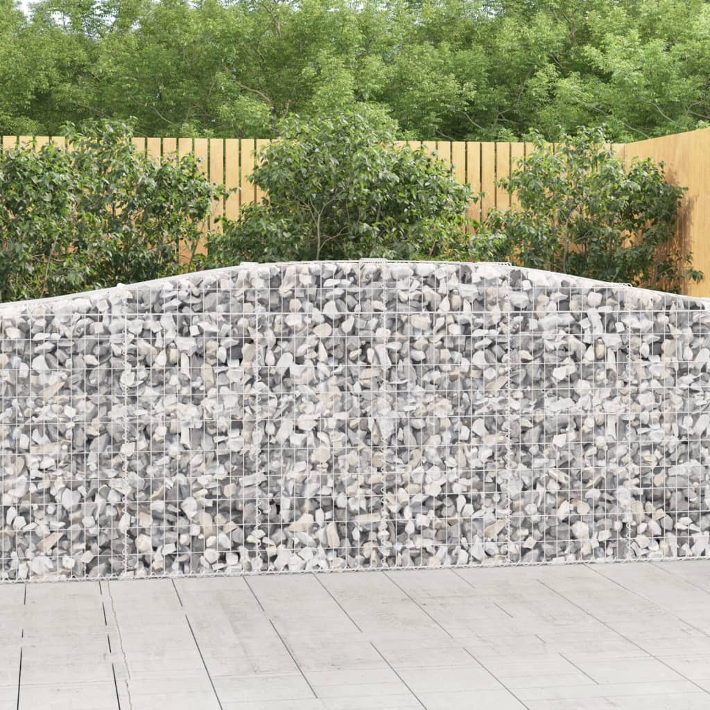 Schanskorf gewelfd 400x50x100/120 cm gegalvaniseerd ijzer is nu te koop bij PeponiXL, paradijselijk wonen!