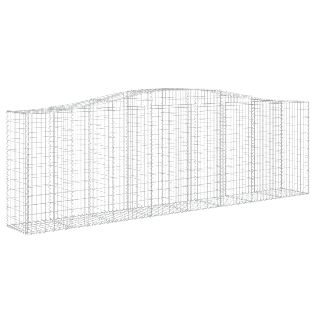 Schanskorf gewelfd 400x50x120/140 cm gegalvaniseerd ijzer is nu te koop bij PeponiXL, paradijselijk wonen!