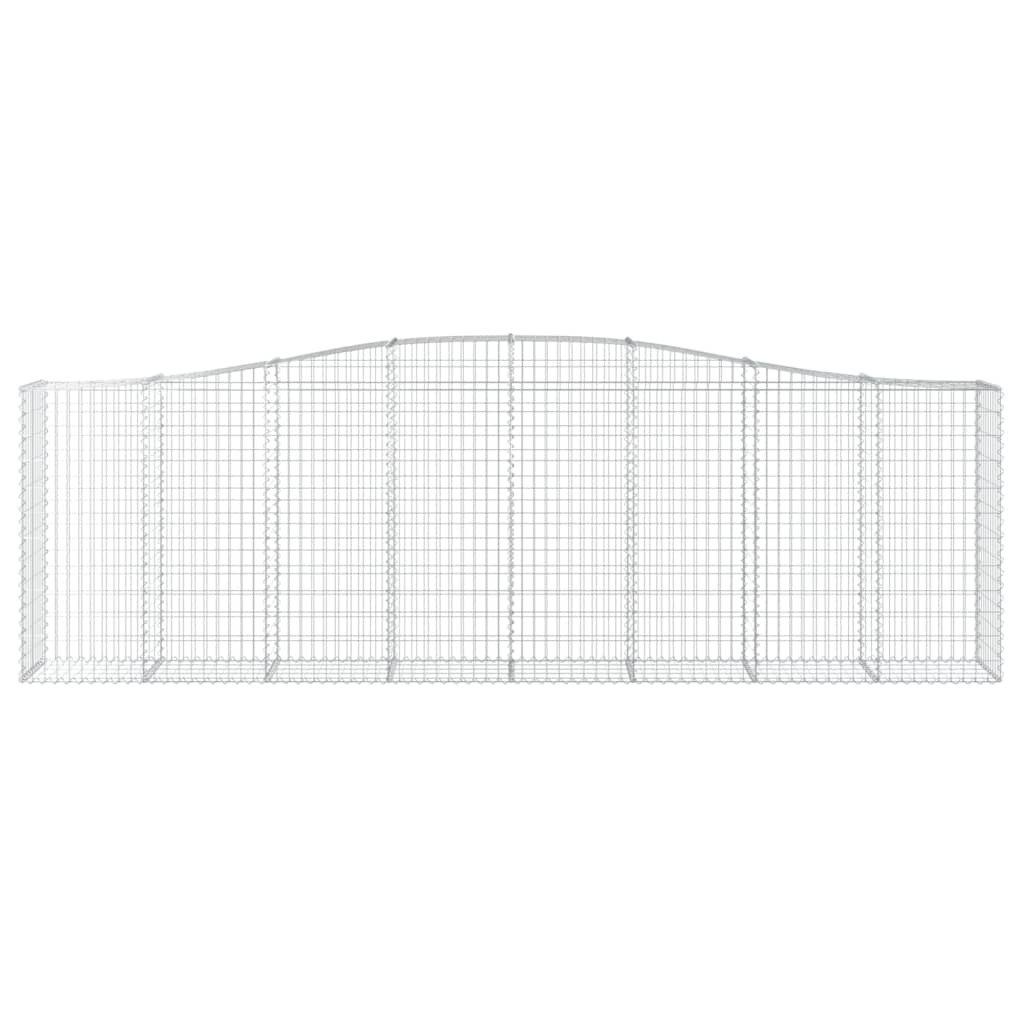 Schanskorf gewelfd 400x50x120/140 cm gegalvaniseerd ijzer is nu te koop bij PeponiXL, paradijselijk wonen!