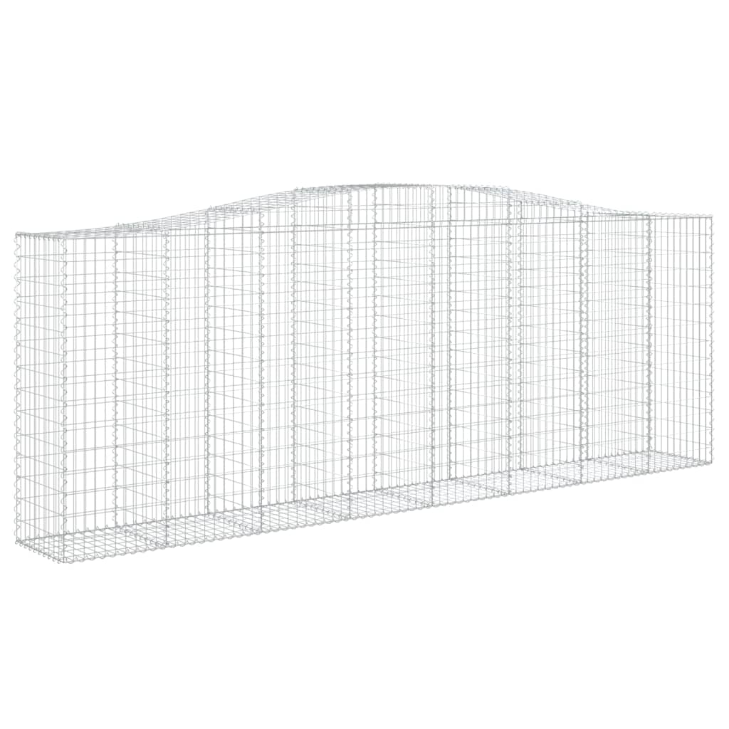 Schanskorf gewelfd 400x50x140/160 cm gegalvaniseerd ijzer is nu te koop bij PeponiXL, paradijselijk wonen!