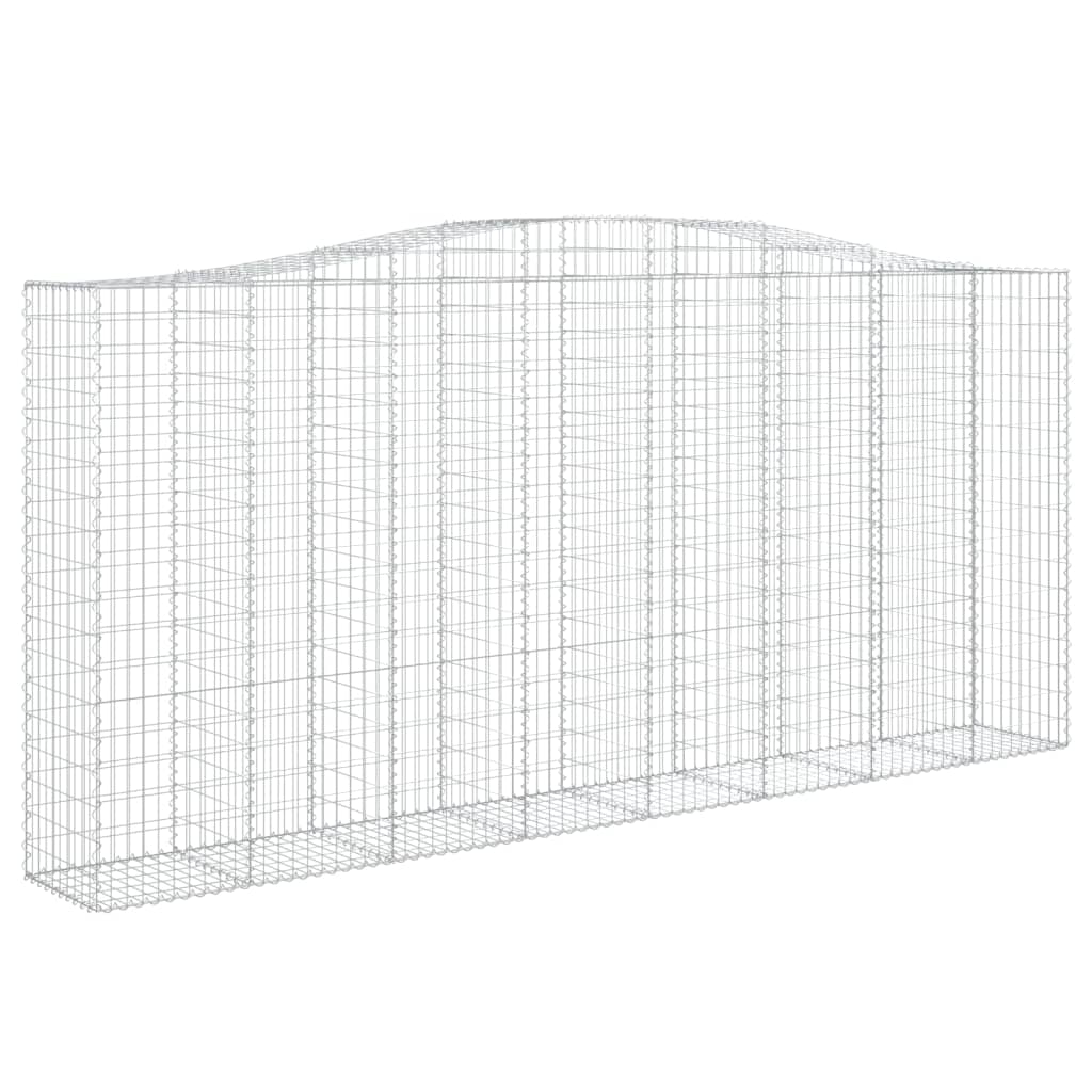 Schanskorf gewelfd 400x50x180/200 cm gegalvaniseerd ijzer is nu te koop bij PeponiXL, paradijselijk wonen!