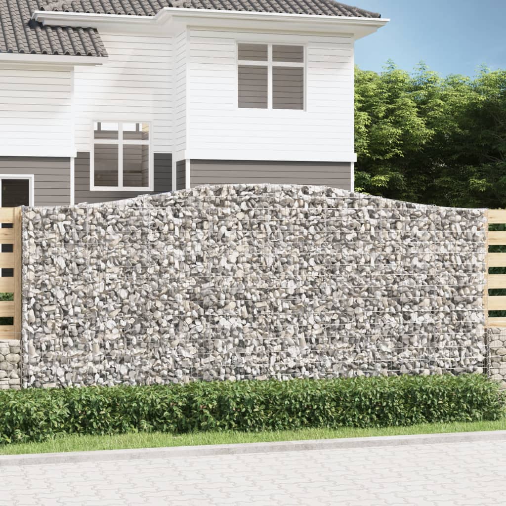 Schanskorf gewelfd 400x50x180/200 cm gegalvaniseerd ijzer is nu te koop bij PeponiXL, paradijselijk wonen!