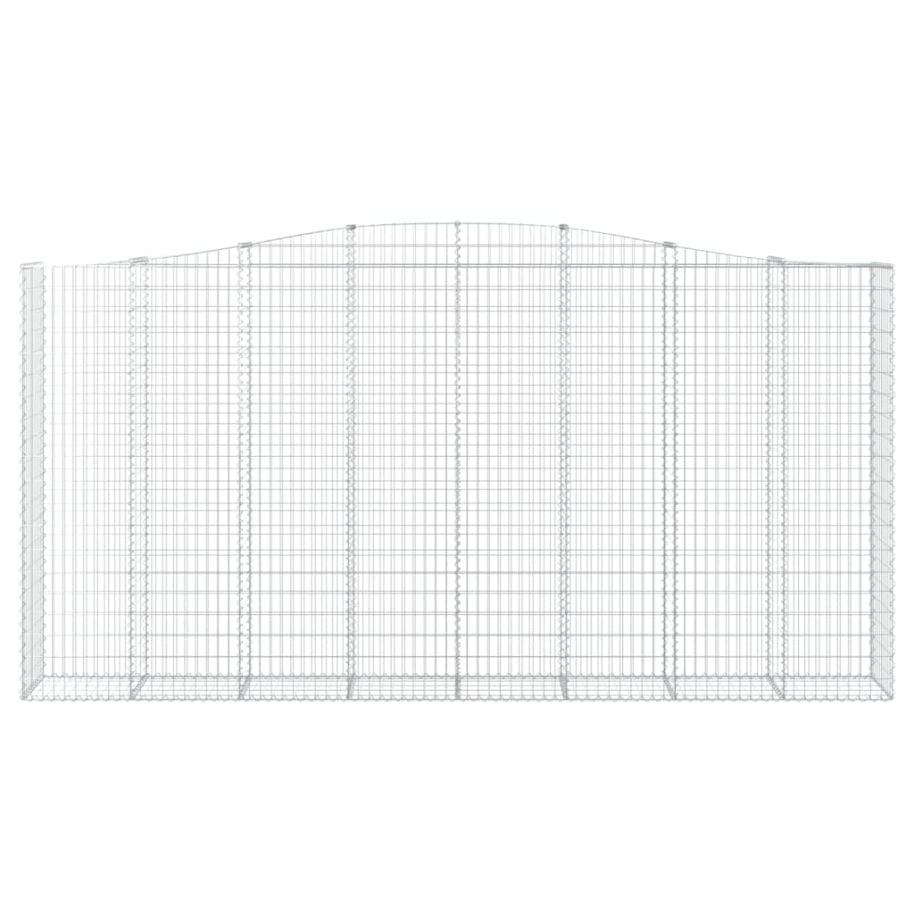 Schanskorf gewelfd 400x50x200/220 cm gegalvaniseerd ijzer is nu te koop bij PeponiXL, paradijselijk wonen!
