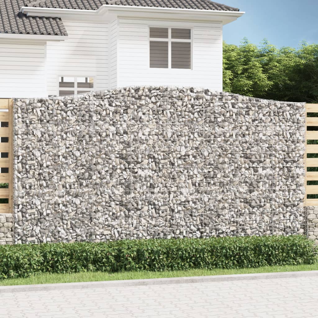 Schanskorf gewelfd 400x50x220/240 cm gegalvaniseerd ijzer is nu te koop bij PeponiXL, paradijselijk wonen!