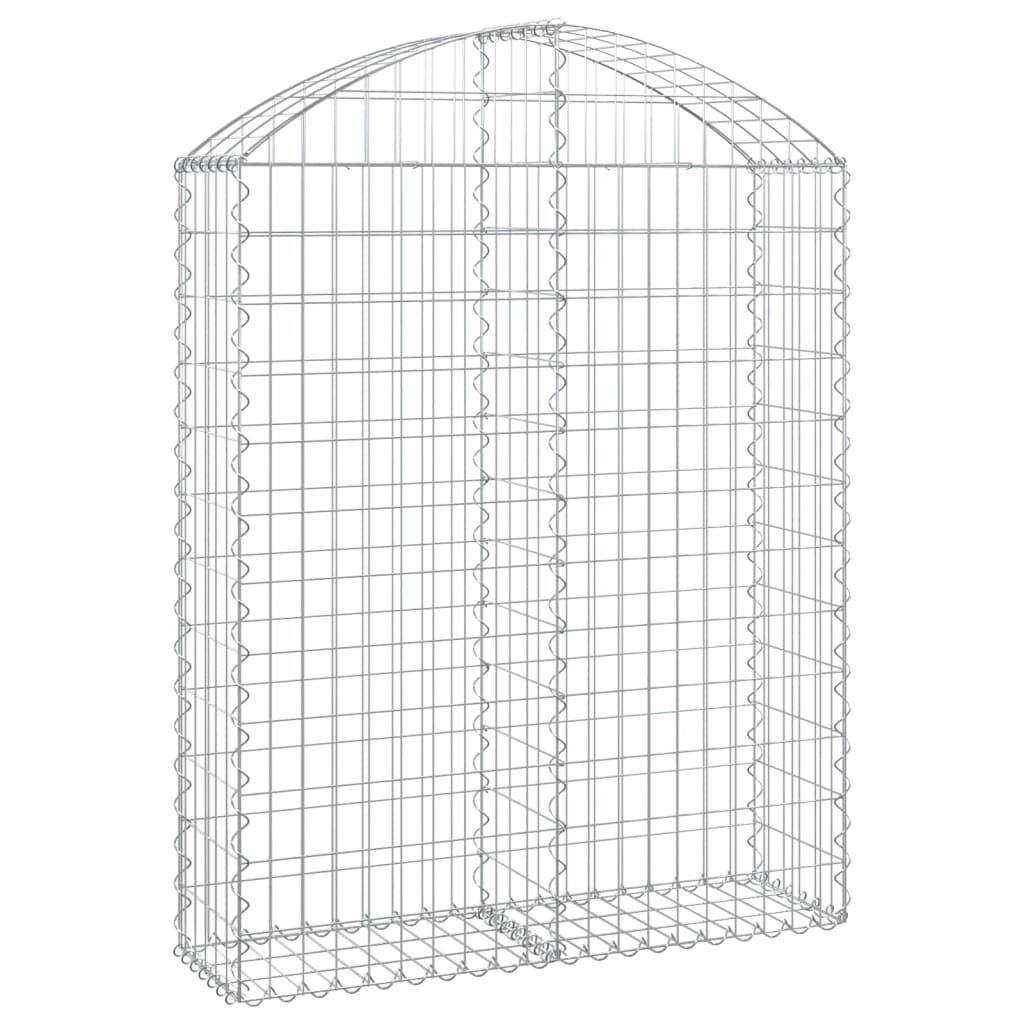 Schanskorf gewelfd 100x30x120/140 cm gegalvaniseerd ijzer is nu te koop bij PeponiXL, paradijselijk wonen!