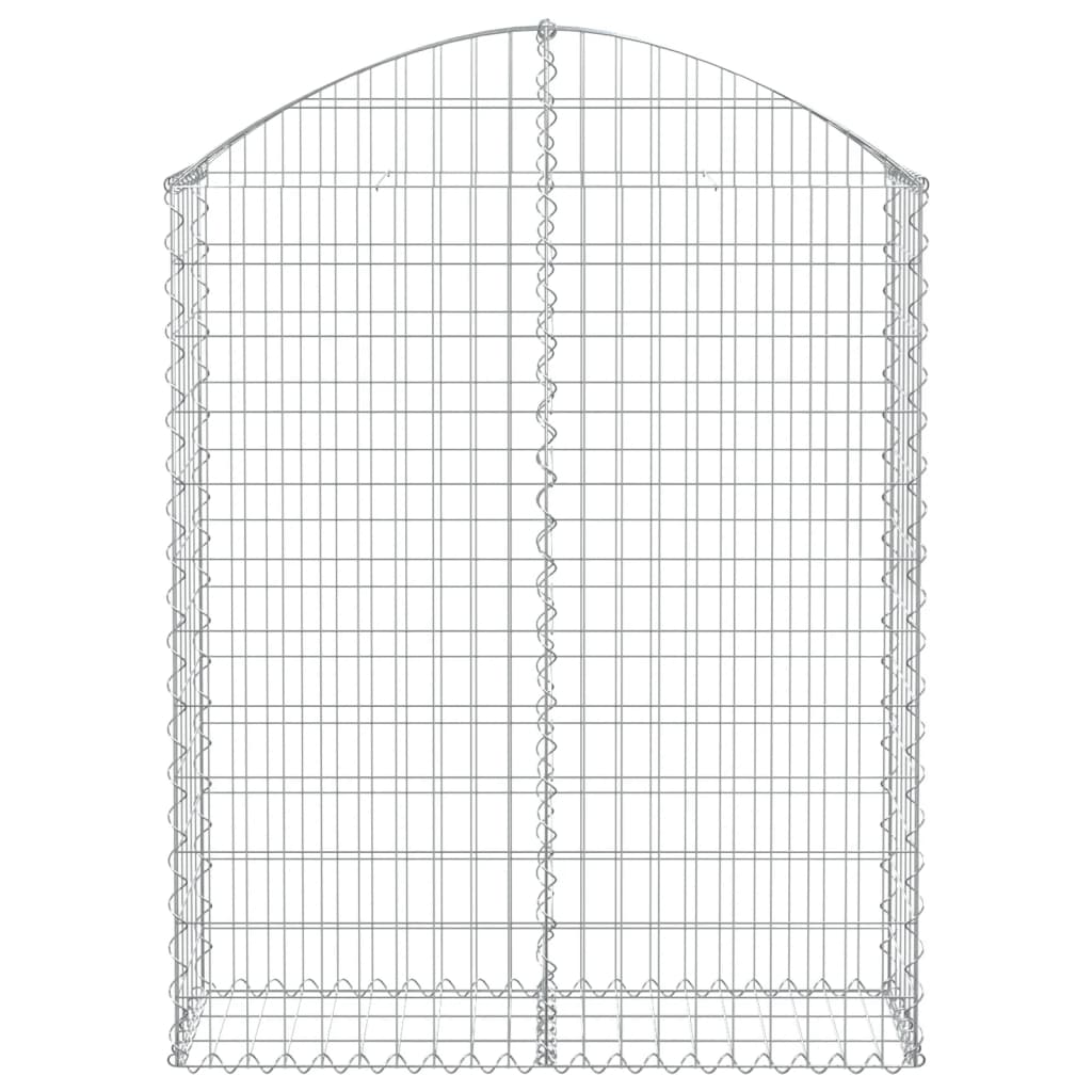 Schanskorf gewelfd 100x30x120/140 cm gegalvaniseerd ijzer is nu te koop bij PeponiXL, paradijselijk wonen!