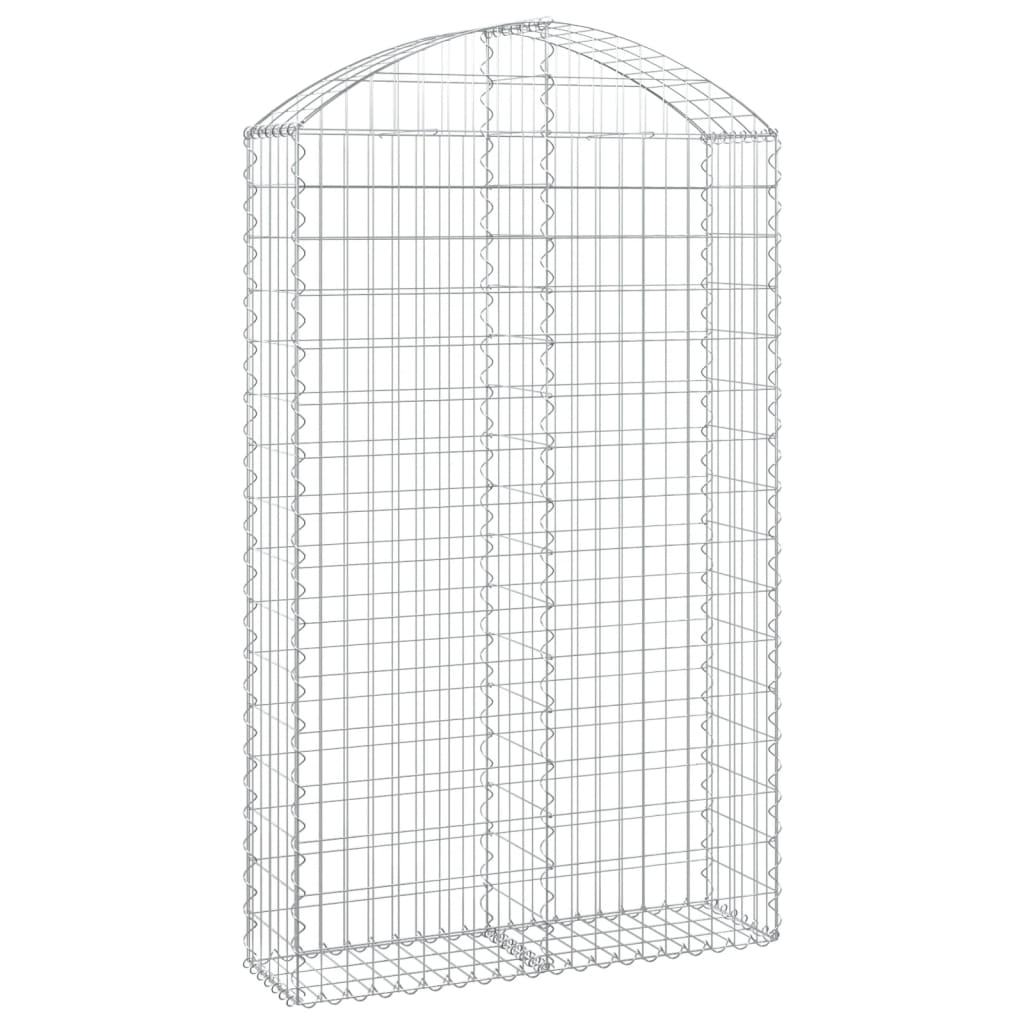 Schanskorf gewelfd 100x30x160/180 cm gegalvaniseerd ijzer is nu te koop bij PeponiXL, paradijselijk wonen!