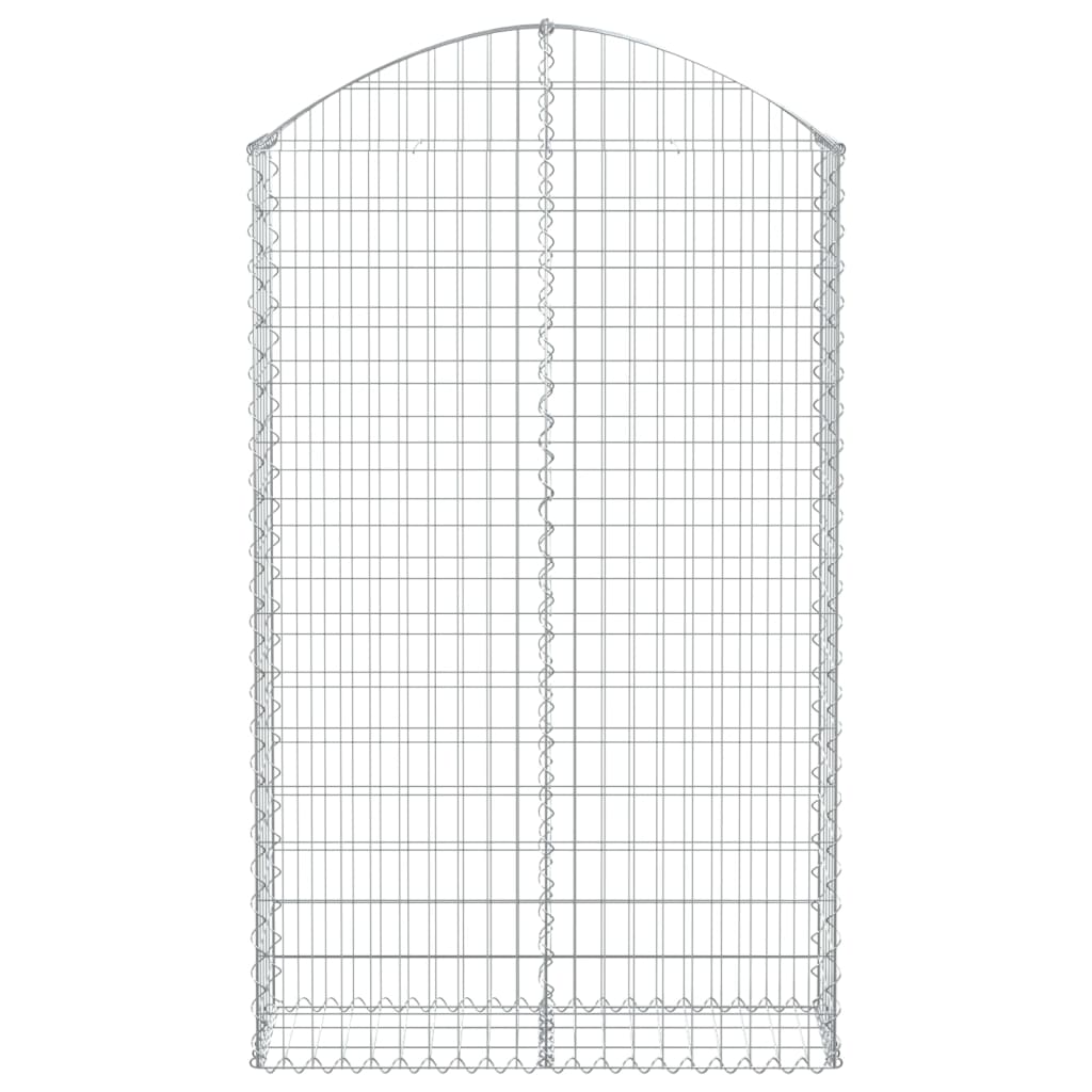 Schanskorf gewelfd 100x30x160/180 cm gegalvaniseerd ijzer is nu te koop bij PeponiXL, paradijselijk wonen!