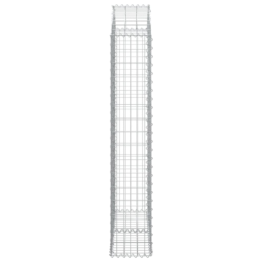 Schanskorf gewelfd 100x30x160/180 cm gegalvaniseerd ijzer is nu te koop bij PeponiXL, paradijselijk wonen!