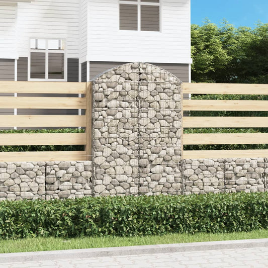 Schanskorf gewelfd 100x30x160/180 cm gegalvaniseerd ijzer is nu te koop bij PeponiXL, paradijselijk wonen!