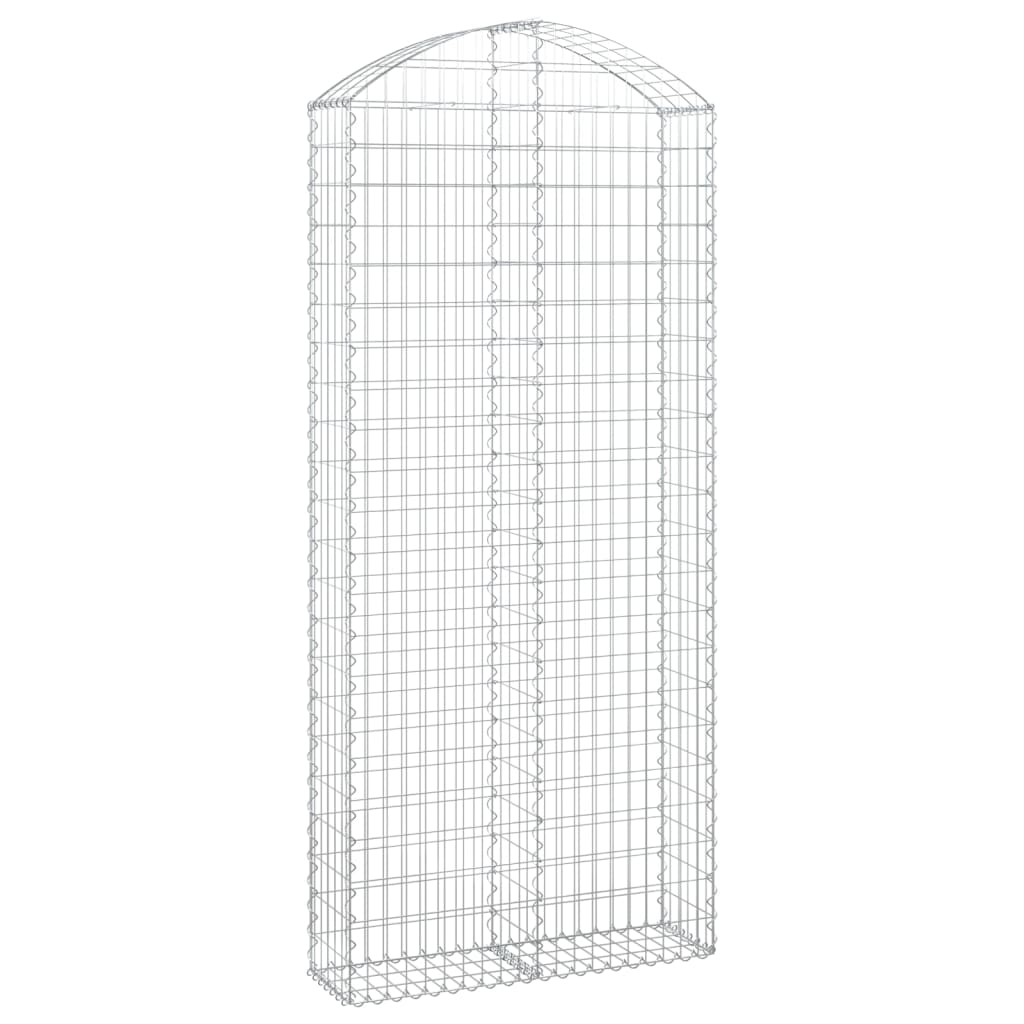 Schanskorf gewelfd 100x30x220/240 cm gegalvaniseerd ijzer is nu te koop bij PeponiXL, paradijselijk wonen!