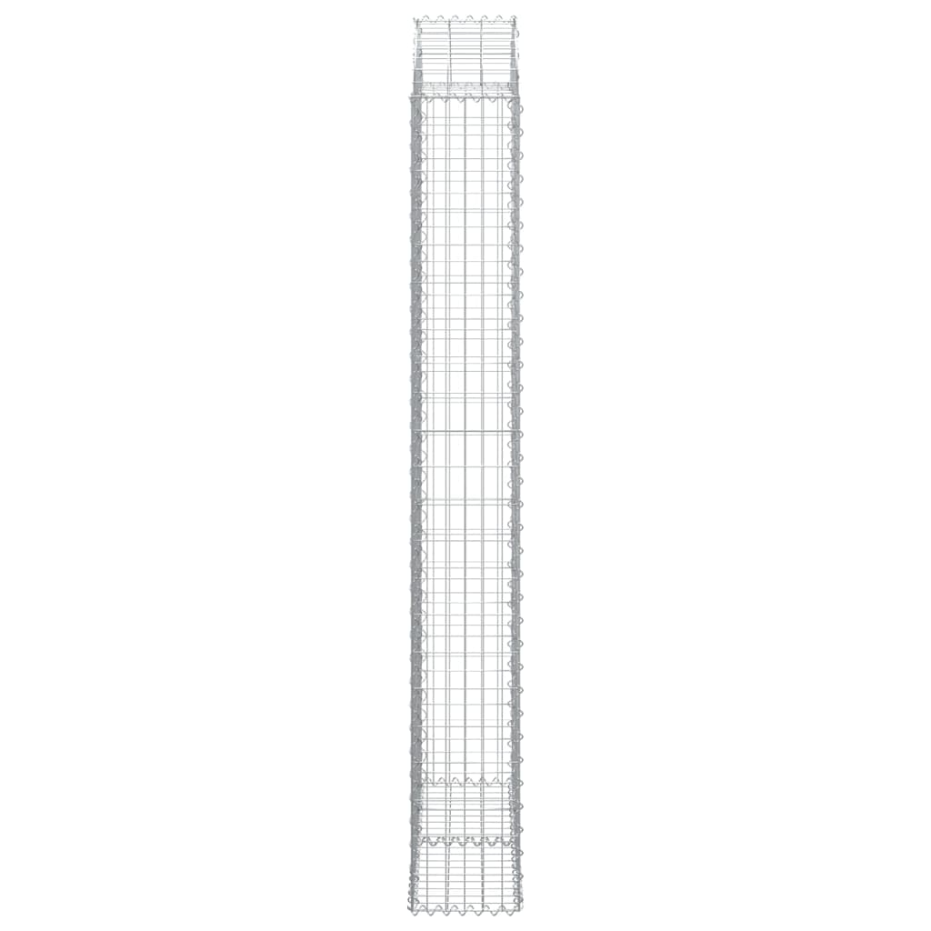Schanskorf gewelfd 100x30x220/240 cm gegalvaniseerd ijzer is nu te koop bij PeponiXL, paradijselijk wonen!