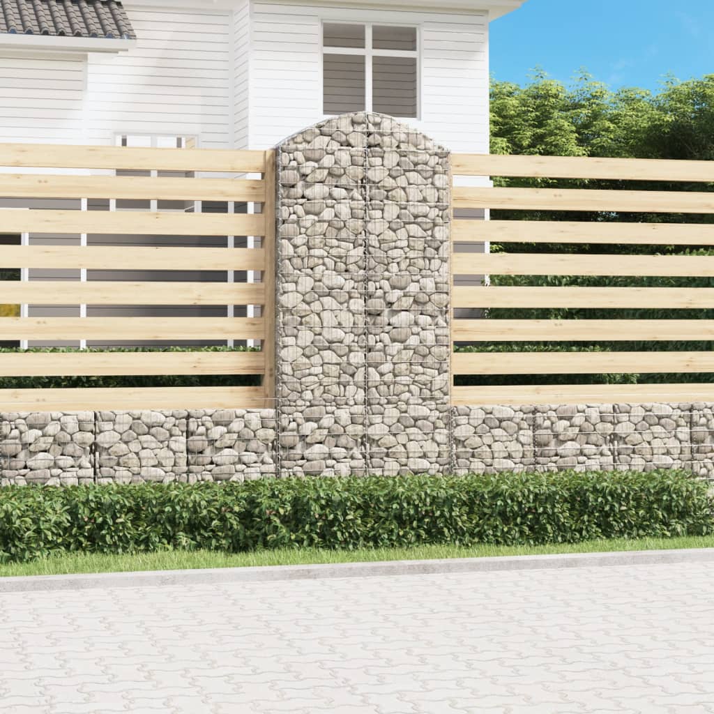 Schanskorf gewelfd 100x30x220/240 cm gegalvaniseerd ijzer is nu te koop bij PeponiXL, paradijselijk wonen!
