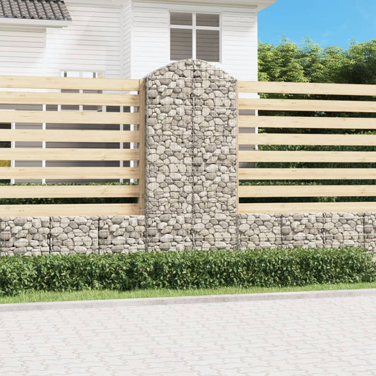 Schanskorf gewelfd 100x30x220/240 cm gegalvaniseerd ijzer is nu te koop bij PeponiXL, paradijselijk wonen!