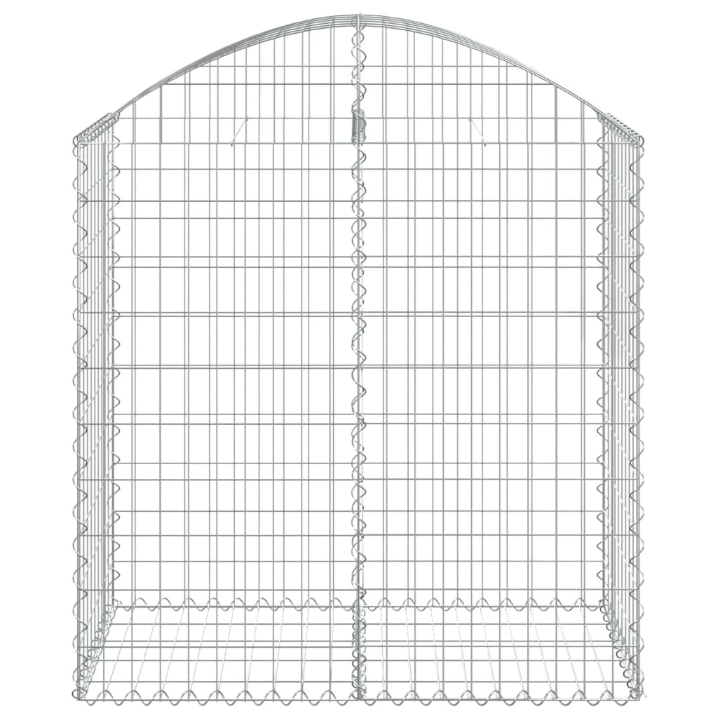 Schanskorf gewelfd 100x50x100/120 cm gegalvaniseerd ijzer is nu te koop bij PeponiXL, paradijselijk wonen!