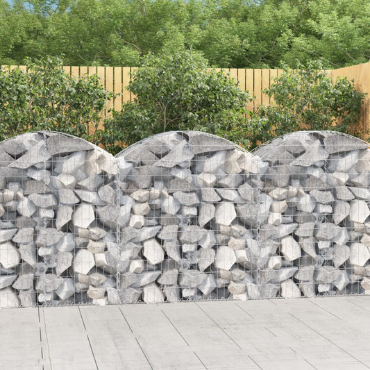 Schanskorf gewelfd 100x50x100/120 cm gegalvaniseerd ijzer is nu te koop bij PeponiXL, paradijselijk wonen!