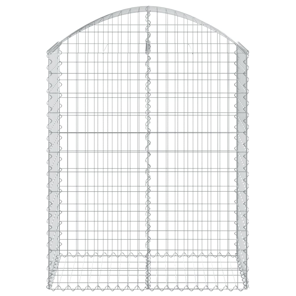 Schanskorf gewelfd 100x50x120/140 cm gegalvaniseerd ijzer is nu te koop bij PeponiXL, paradijselijk wonen!