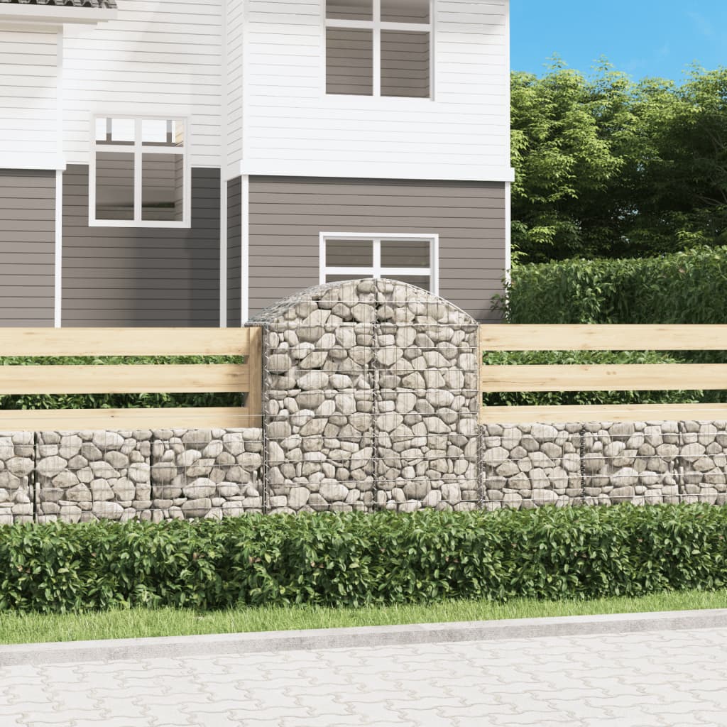 Schanskorf gewelfd 100x50x120/140 cm gegalvaniseerd ijzer is nu te koop bij PeponiXL, paradijselijk wonen!