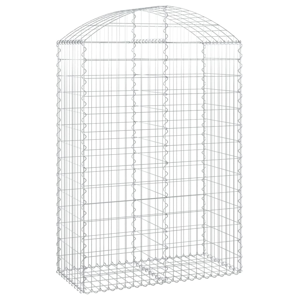 Schanskorf gewelfd 100x50x140/160 cm gegalvaniseerd ijzer is nu te koop bij PeponiXL, paradijselijk wonen!