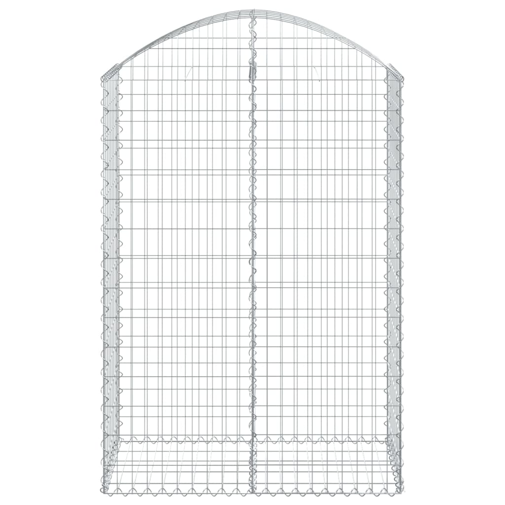 Schanskorf gewelfd 100x50x140/160 cm gegalvaniseerd ijzer is nu te koop bij PeponiXL, paradijselijk wonen!