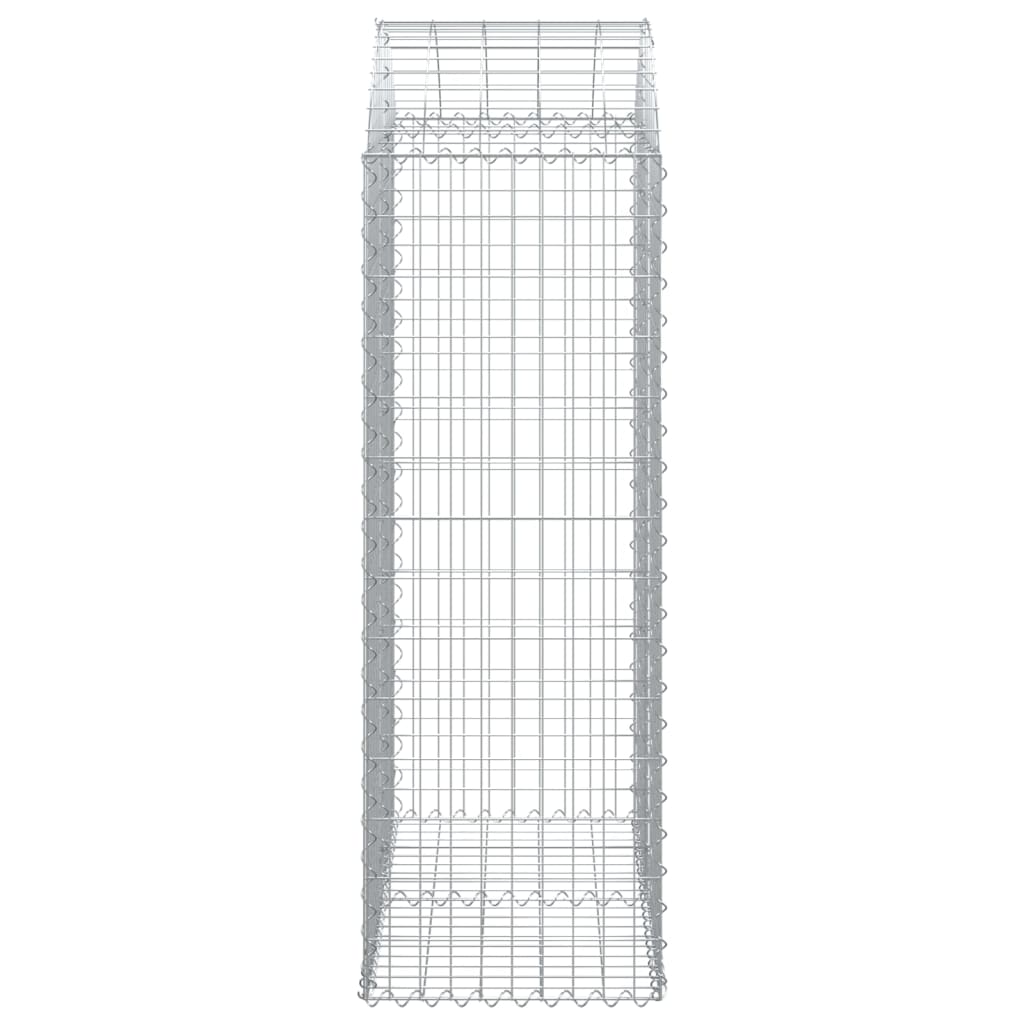 Schanskorf gewelfd 100x50x140/160 cm gegalvaniseerd ijzer is nu te koop bij PeponiXL, paradijselijk wonen!