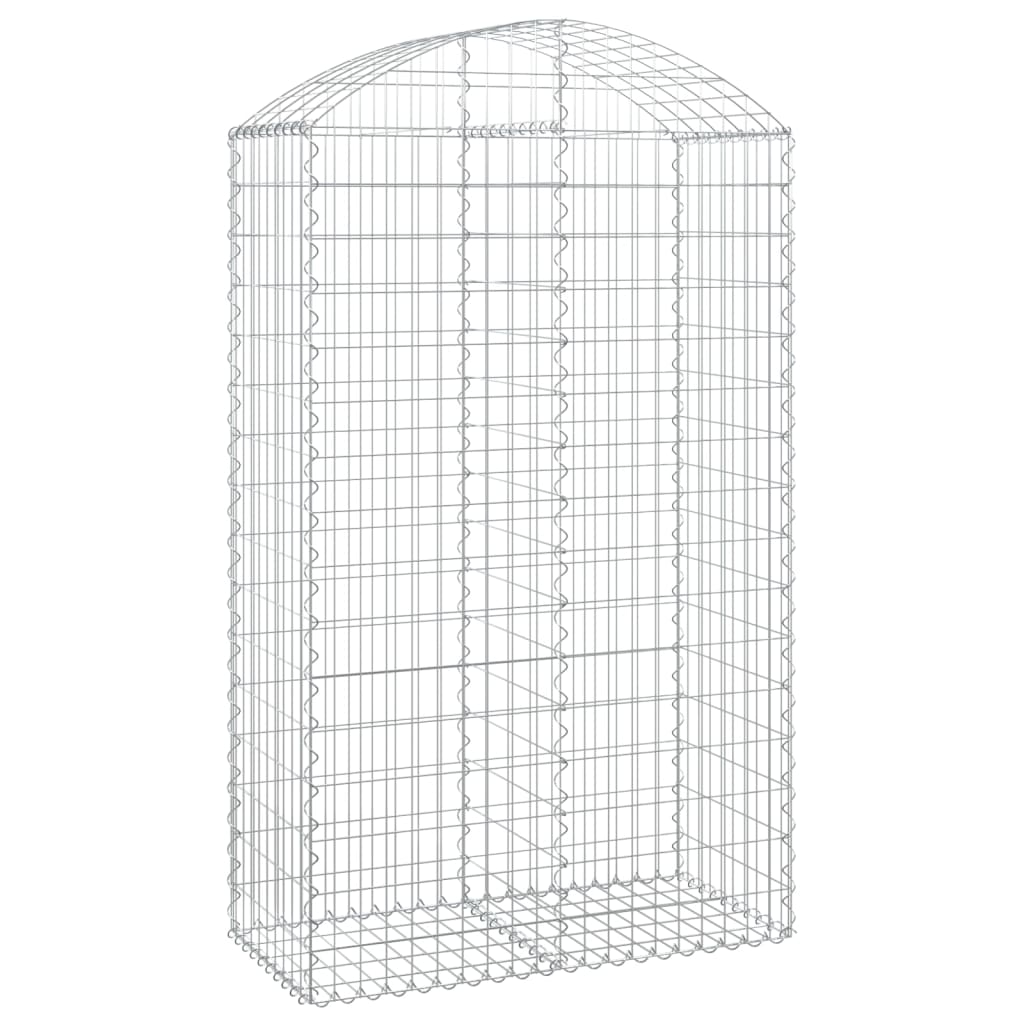 Schanskorf gewelfd 100x50x160/180 cm gegalvaniseerd ijzer is nu te koop bij PeponiXL, paradijselijk wonen!
