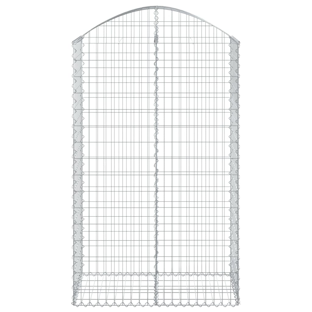 Schanskorf gewelfd 100x50x160/180 cm gegalvaniseerd ijzer is nu te koop bij PeponiXL, paradijselijk wonen!