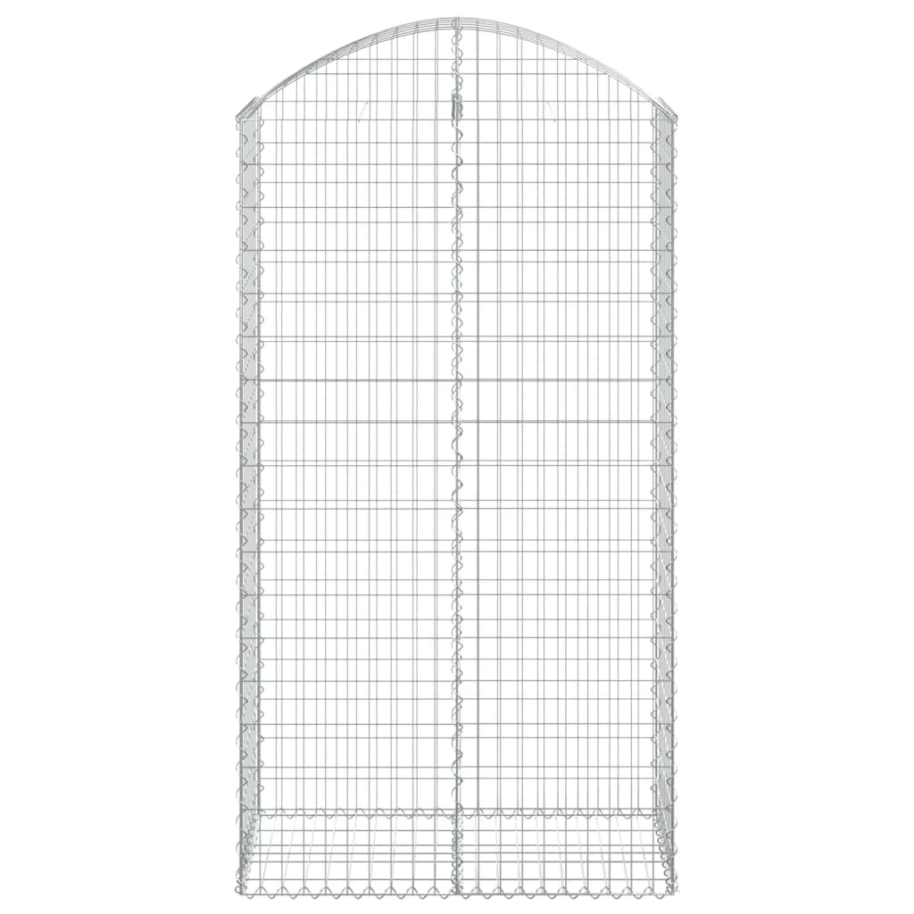 Schanskorf gewelfd 100x50x180/200 cm gegalvaniseerd ijzer is nu te koop bij PeponiXL, paradijselijk wonen!