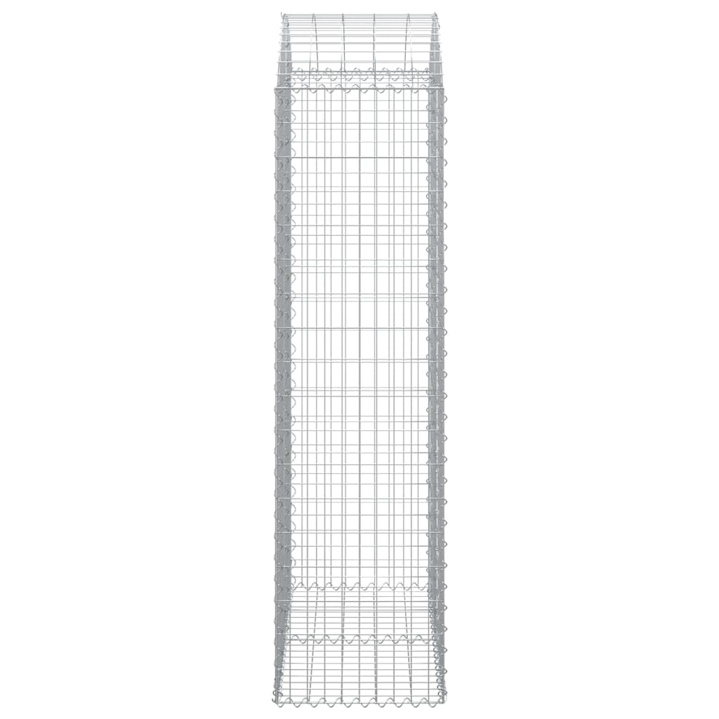 Schanskorf gewelfd 100x50x180/200 cm gegalvaniseerd ijzer is nu te koop bij PeponiXL, paradijselijk wonen!