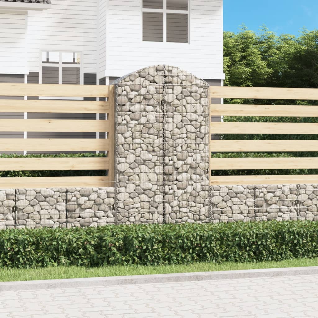 Schanskorf gewelfd 100x50x180/200 cm gegalvaniseerd ijzer is nu te koop bij PeponiXL, paradijselijk wonen!