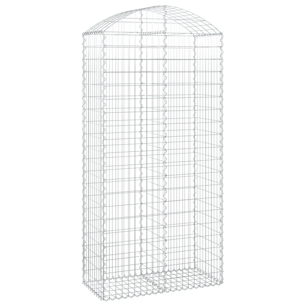 Schanskorf gewelfd 100x50x200/220 cm gegalvaniseerd ijzer is nu te koop bij PeponiXL, paradijselijk wonen!
