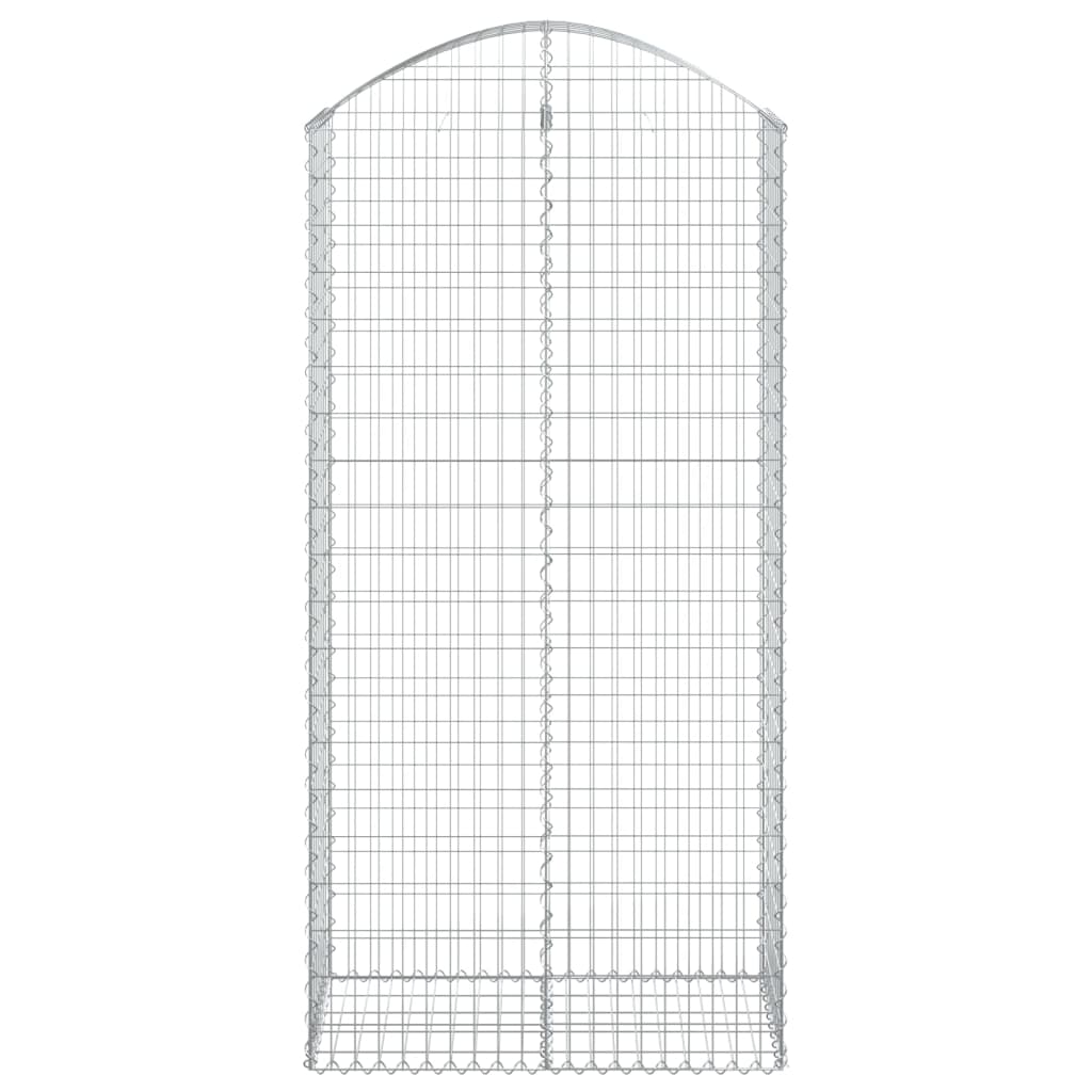Schanskorf gewelfd 100x50x200/220 cm gegalvaniseerd ijzer is nu te koop bij PeponiXL, paradijselijk wonen!