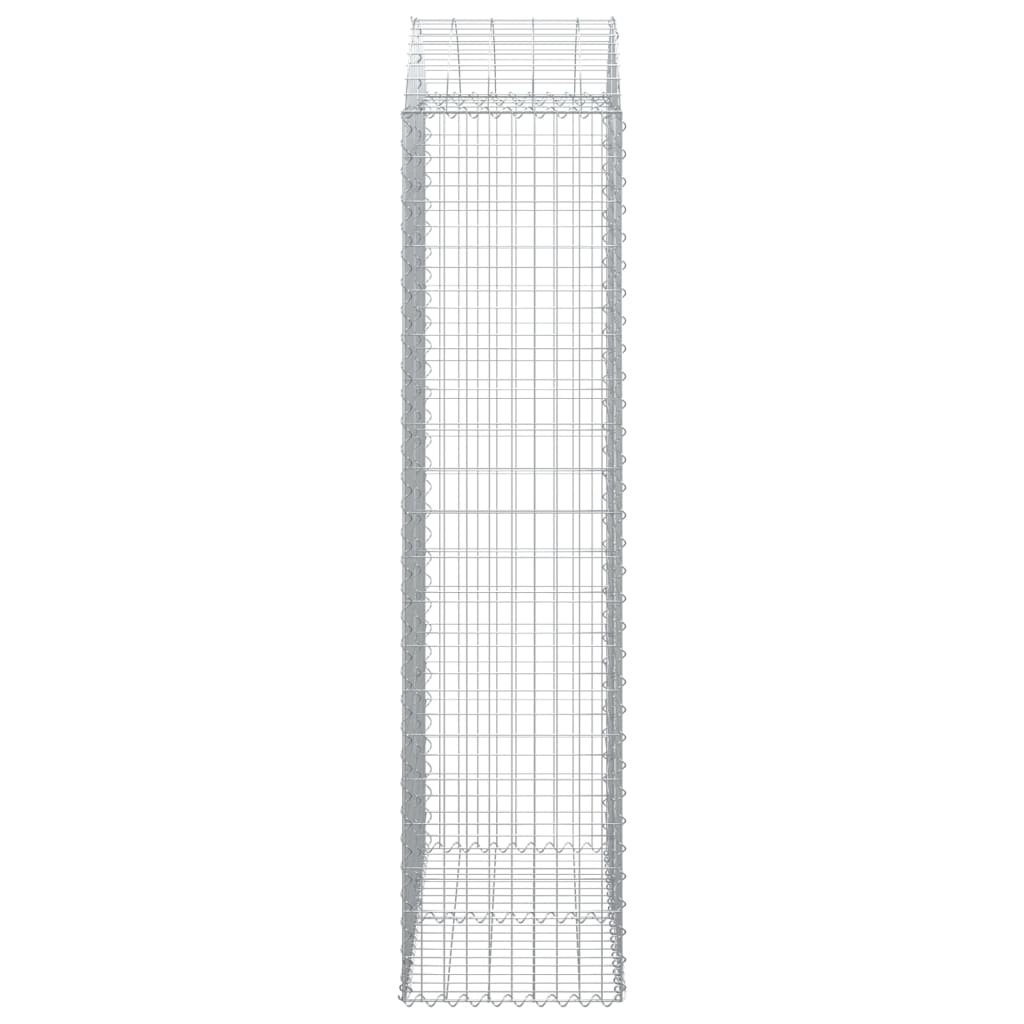 Schanskorf gewelfd 100x50x200/220 cm gegalvaniseerd ijzer is nu te koop bij PeponiXL, paradijselijk wonen!