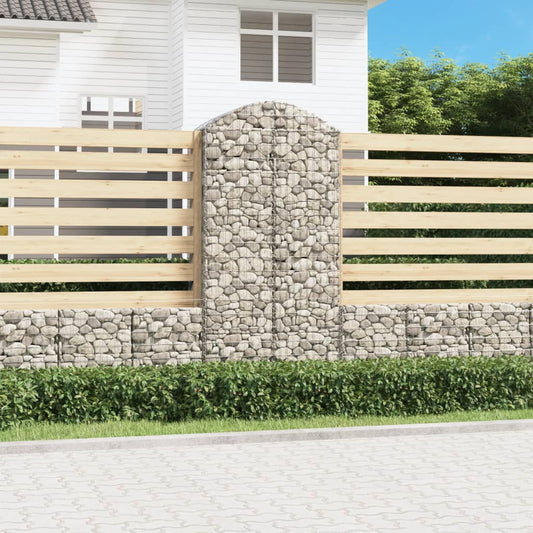 Schanskorf gewelfd 100x50x200/220 cm gegalvaniseerd ijzer is nu te koop bij PeponiXL, paradijselijk wonen!