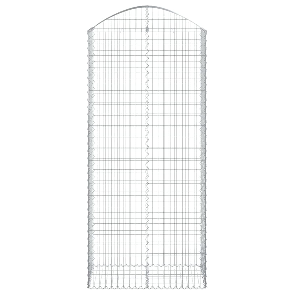 Schanskorf gewelfd 100x50x220/240 cm gegalvaniseerd ijzer is nu te koop bij PeponiXL, paradijselijk wonen!