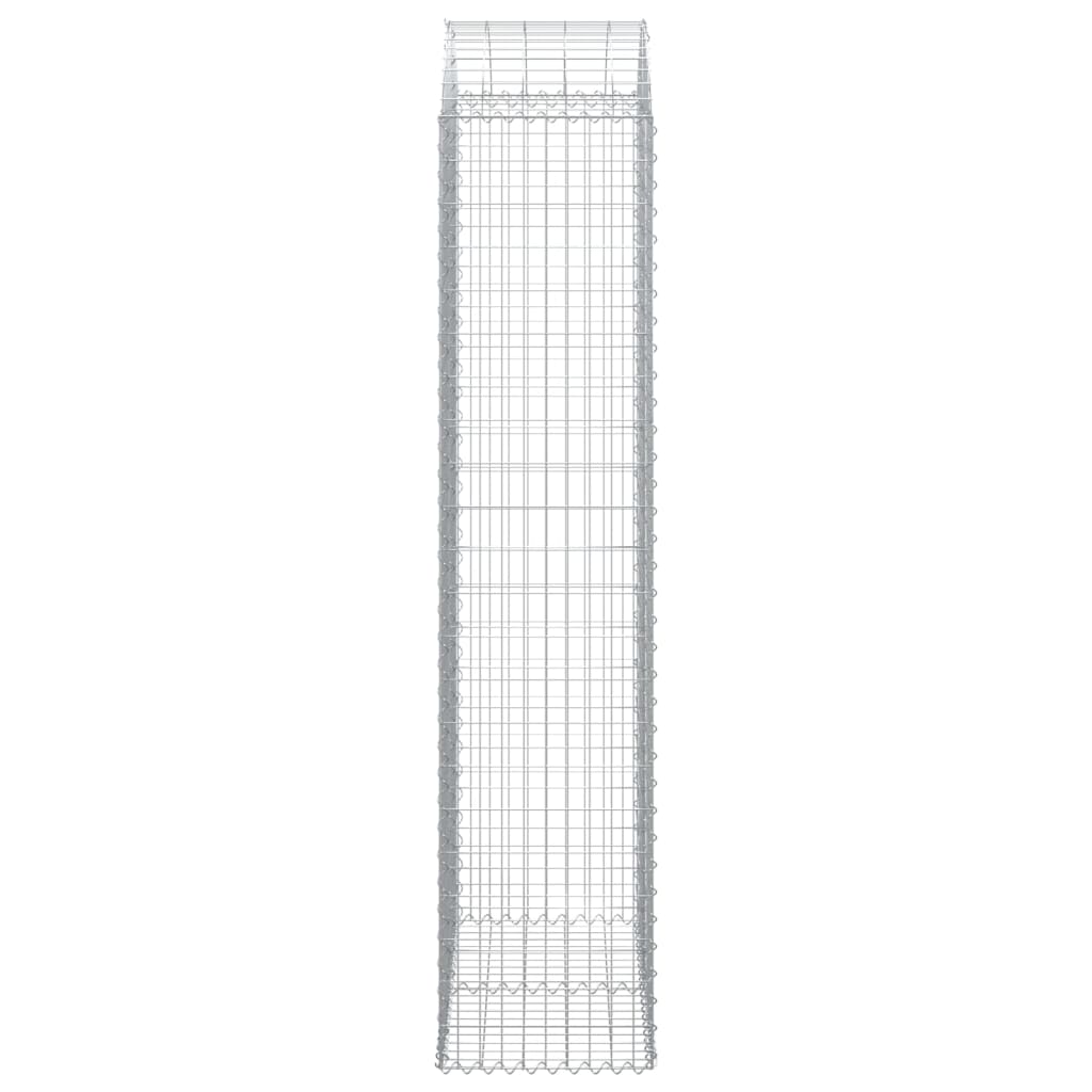 Schanskorf gewelfd 100x50x220/240 cm gegalvaniseerd ijzer is nu te koop bij PeponiXL, paradijselijk wonen!
