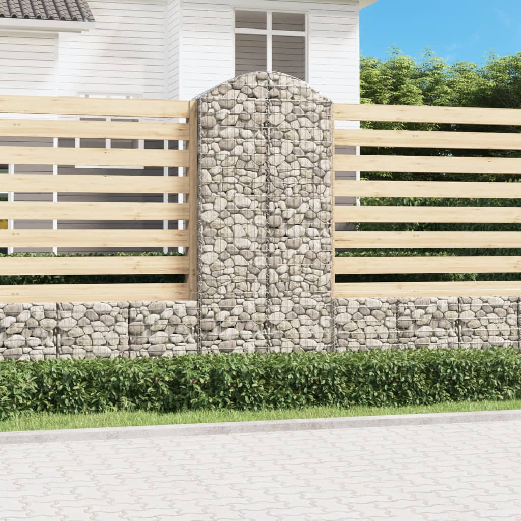 Schanskorf gewelfd 100x50x220/240 cm gegalvaniseerd ijzer is nu te koop bij PeponiXL, paradijselijk wonen!