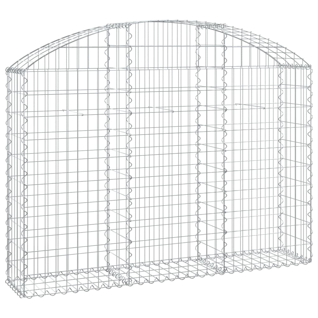 Schanskorf gewelfd 150x30x100/120 cm gegalvaniseerd ijzer is nu te koop bij PeponiXL, paradijselijk wonen!