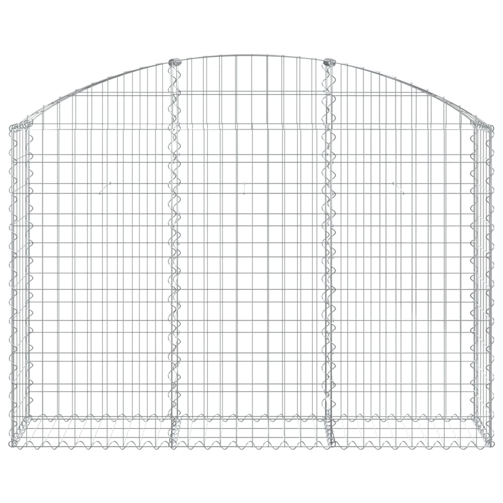 Schanskorf gewelfd 150x30x100/120 cm gegalvaniseerd ijzer is nu te koop bij PeponiXL, paradijselijk wonen!