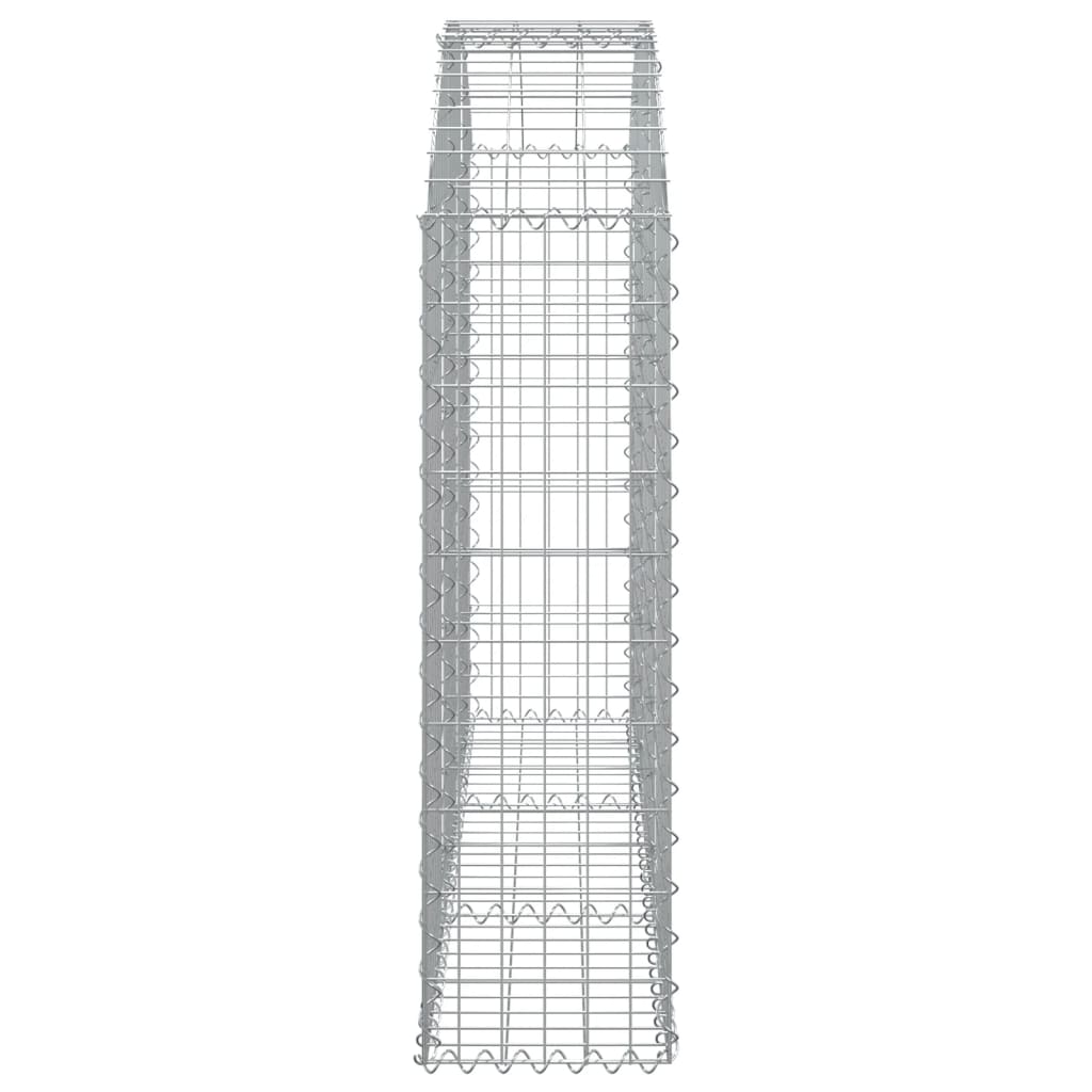 Schanskorf gewelfd 150x30x100/120 cm gegalvaniseerd ijzer is nu te koop bij PeponiXL, paradijselijk wonen!