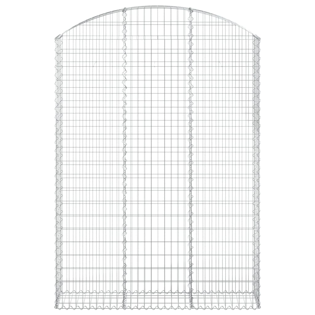 Schanskorf gewelfd 150x30x200/220 cm gegalvaniseerd ijzer is nu te koop bij PeponiXL, paradijselijk wonen!