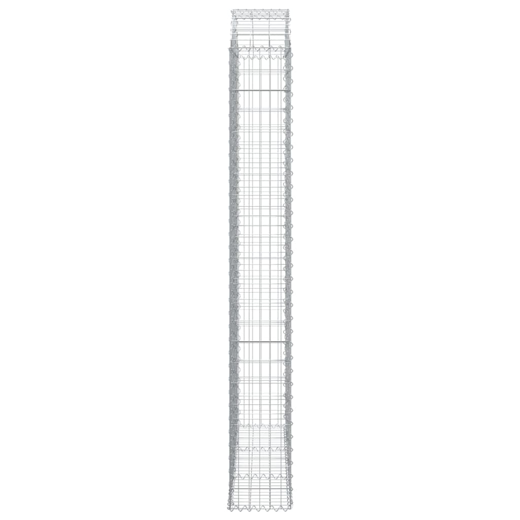 Schanskorf gewelfd 150x30x220/240 cm gegalvaniseerd ijzer is nu te koop bij PeponiXL, paradijselijk wonen!