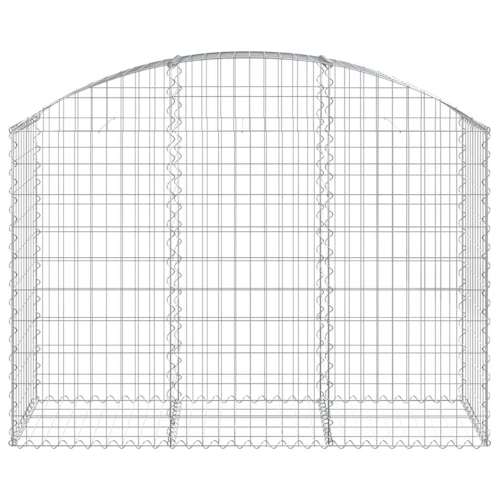 Schanskorf gewelfd 150x50x100/120 cm gegalvaniseerd ijzer is nu te koop bij PeponiXL, paradijselijk wonen!