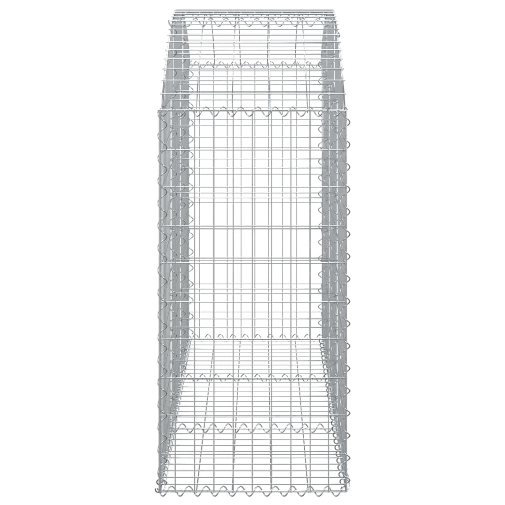 Schanskorf gewelfd 150x50x100/120 cm gegalvaniseerd ijzer is nu te koop bij PeponiXL, paradijselijk wonen!