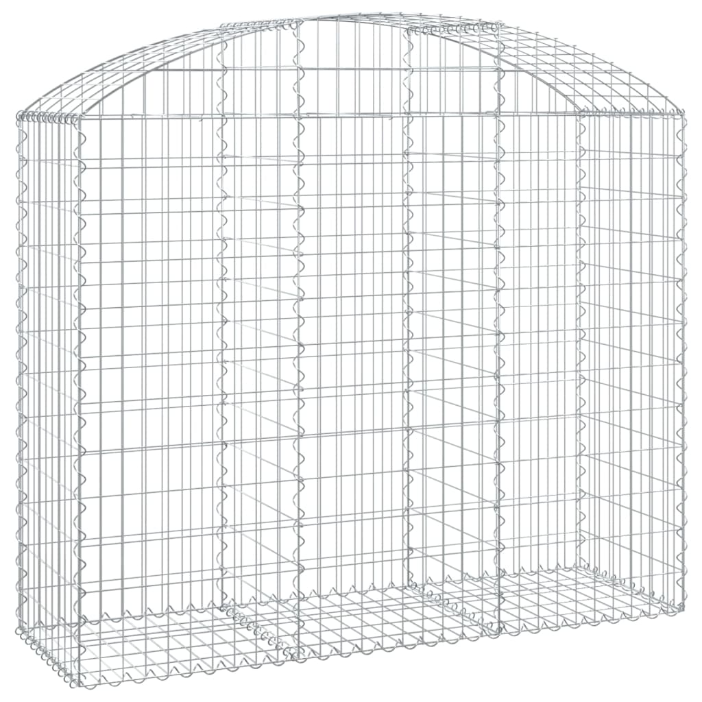 Schanskorf gewelfd 150x50x120/140 cm gegalvaniseerd ijzer is nu te koop bij PeponiXL, paradijselijk wonen!