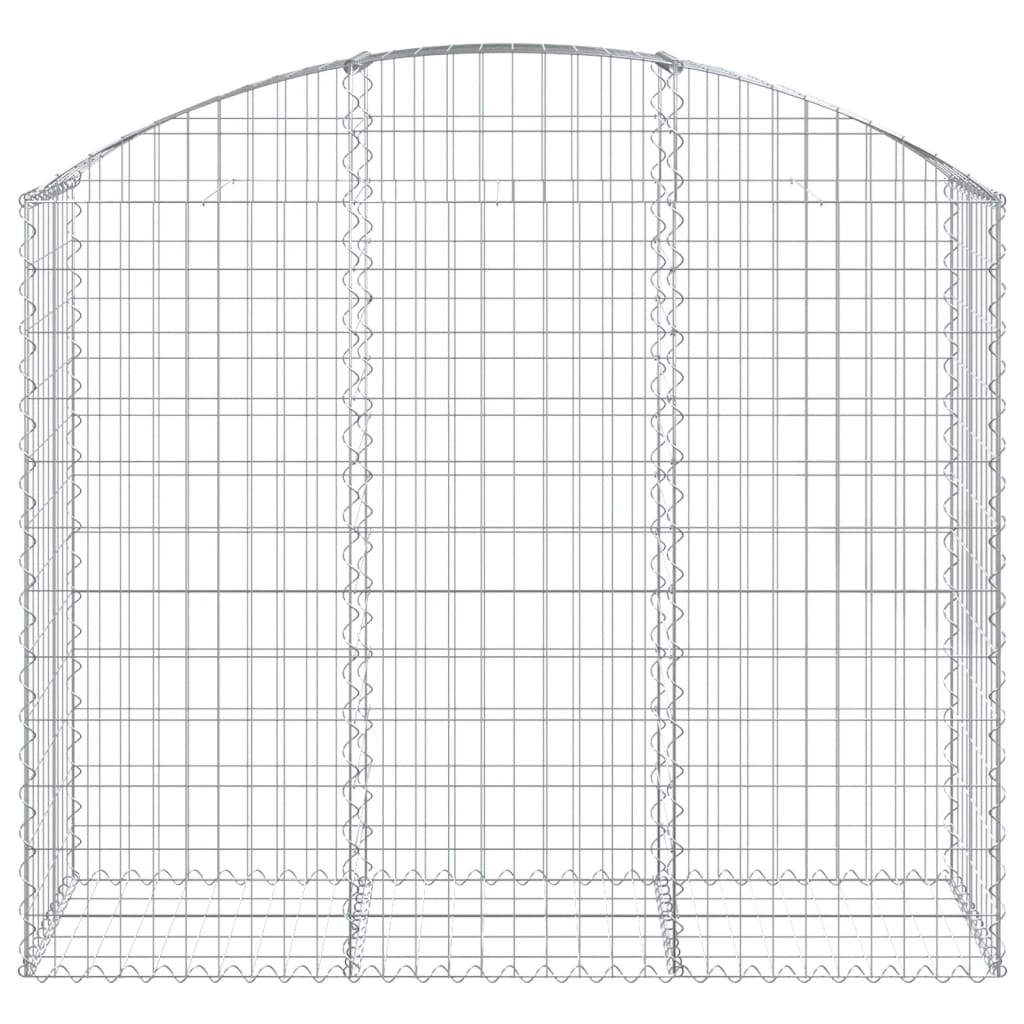 Schanskorf gewelfd 150x50x120/140 cm gegalvaniseerd ijzer is nu te koop bij PeponiXL, paradijselijk wonen!