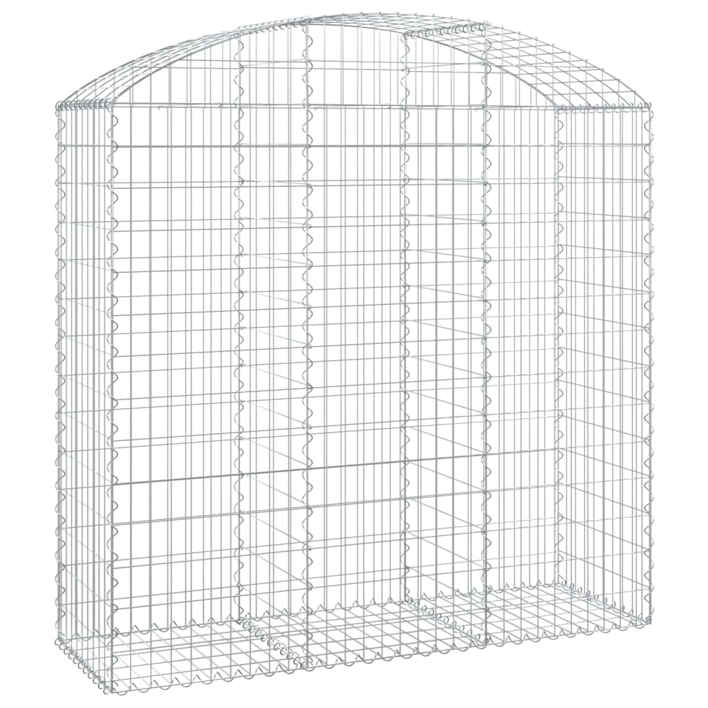 Schanskorf gewelfd 150x50x140/160 cm gegalvaniseerd ijzer is nu te koop bij PeponiXL, paradijselijk wonen!