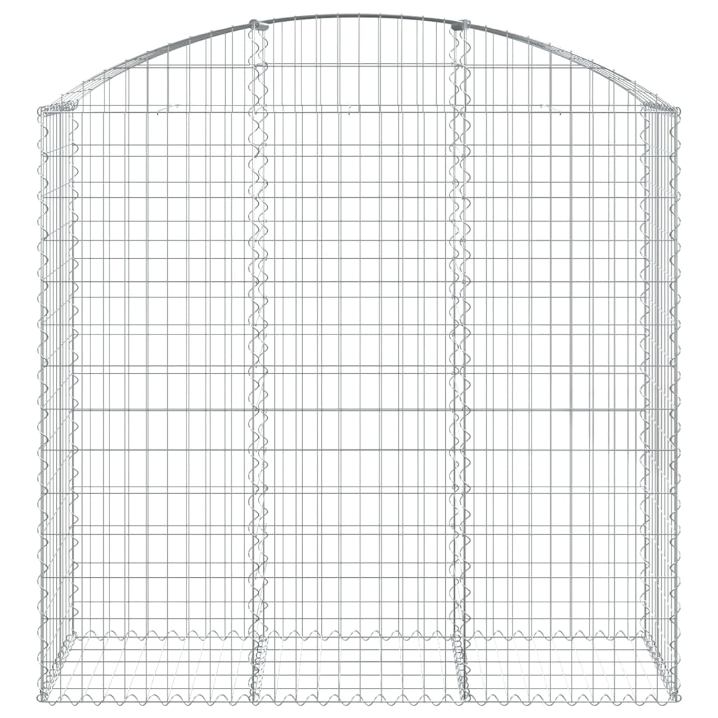 Schanskorf gewelfd 150x50x140/160 cm gegalvaniseerd ijzer is nu te koop bij PeponiXL, paradijselijk wonen!